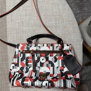Dooney & Bourke Disney Red, Black, and White Crossbody Bag